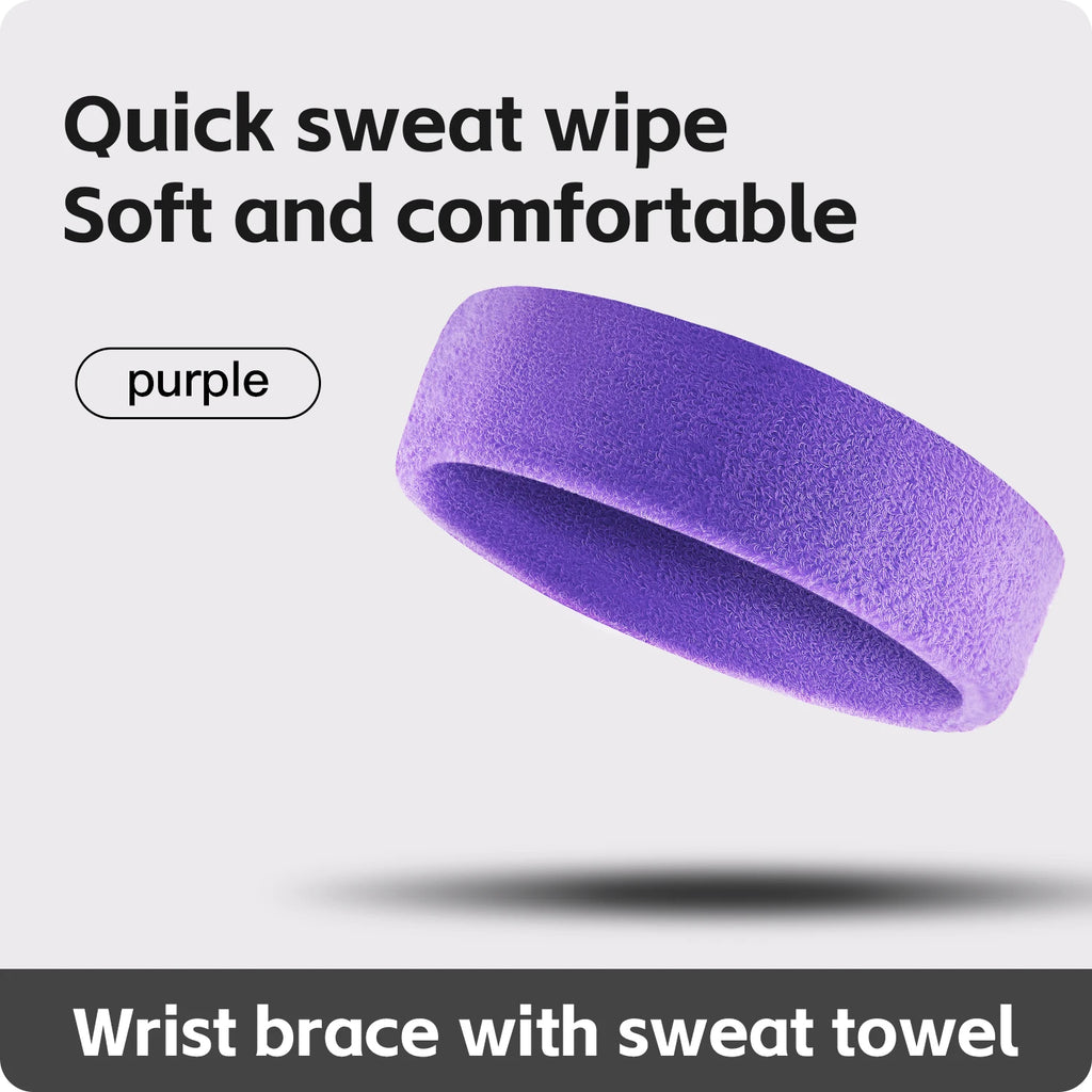 Outdoor Sweat Sports  Elastic Cotton Hairband Fashion Headbands For Women Men Solid Running Fitness Yoga Hair Bands Stretch