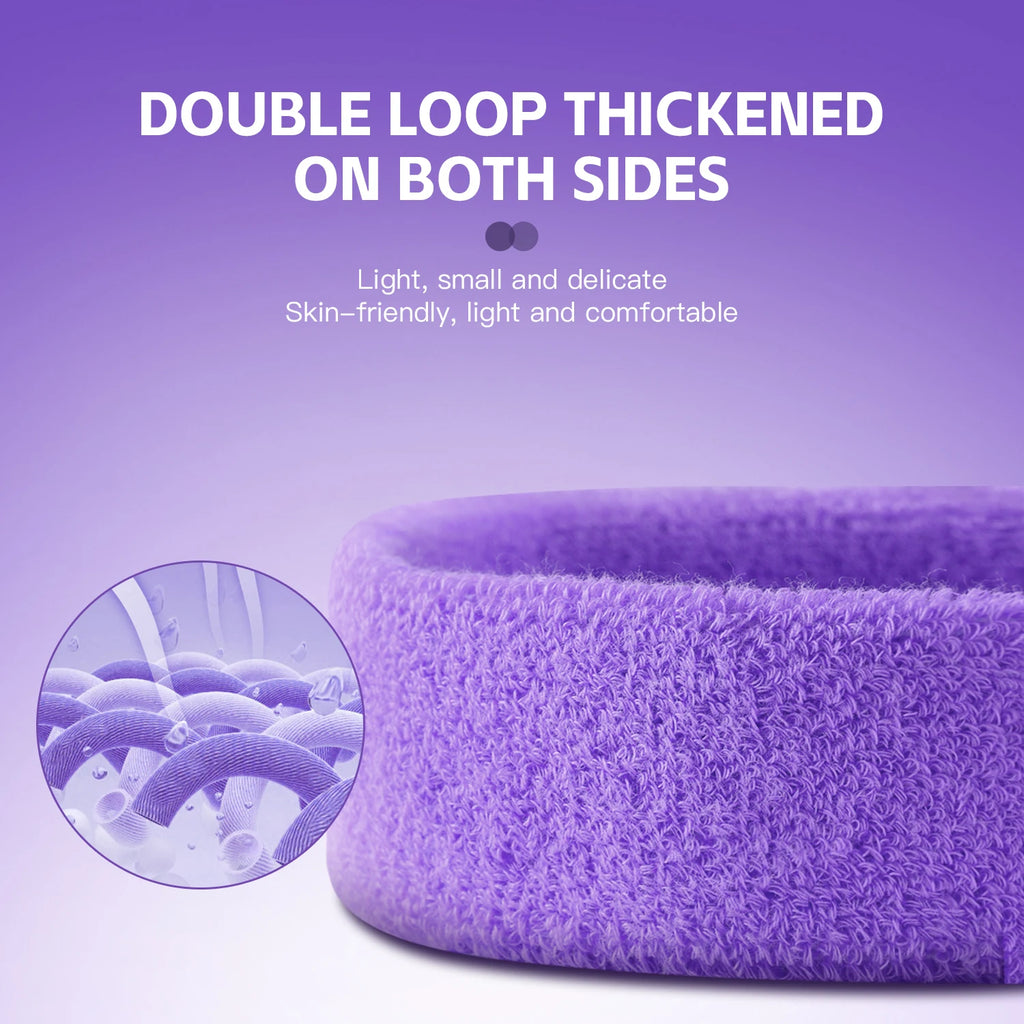 Outdoor Sweat Sports  Elastic Cotton Hairband Fashion Headbands For Women Men Solid Running Fitness Yoga Hair Bands Stretch