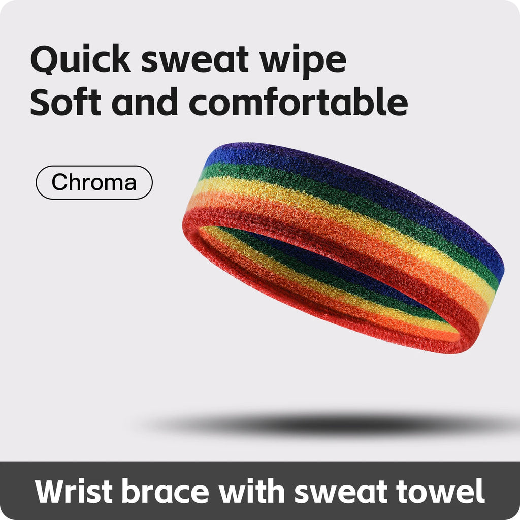 Outdoor Sweat Sports  Elastic Cotton Hairband Fashion Headbands For Women Men Solid Running Fitness Yoga Hair Bands Stretch