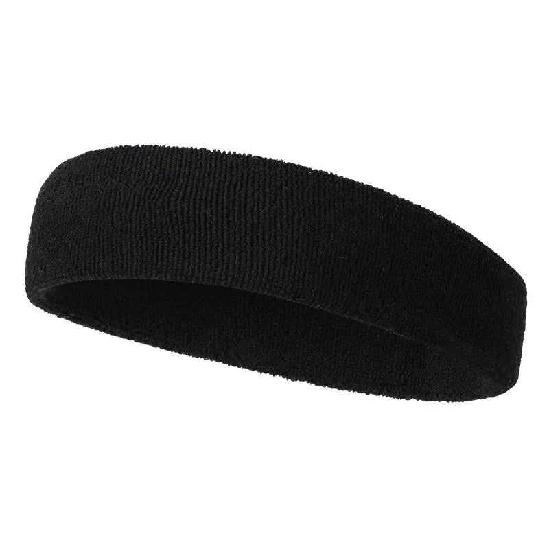 Outdoor Sweat Sports  Elastic Cotton Hairband Fashion Headbands For Women Men Solid Running Fitness Yoga Hair Bands Stretch