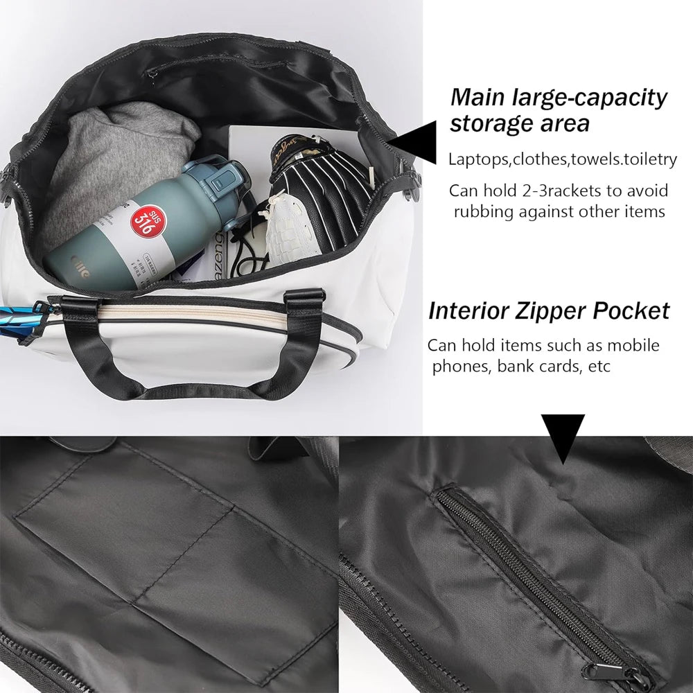 BOLSO DE MANO PARA TENIS, PADEL.