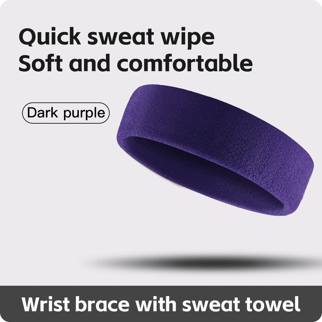 Outdoor Sweat Sports  Elastic Cotton Hairband Fashion Headbands For Women Men Solid Running Fitness Yoga Hair Bands Stretch